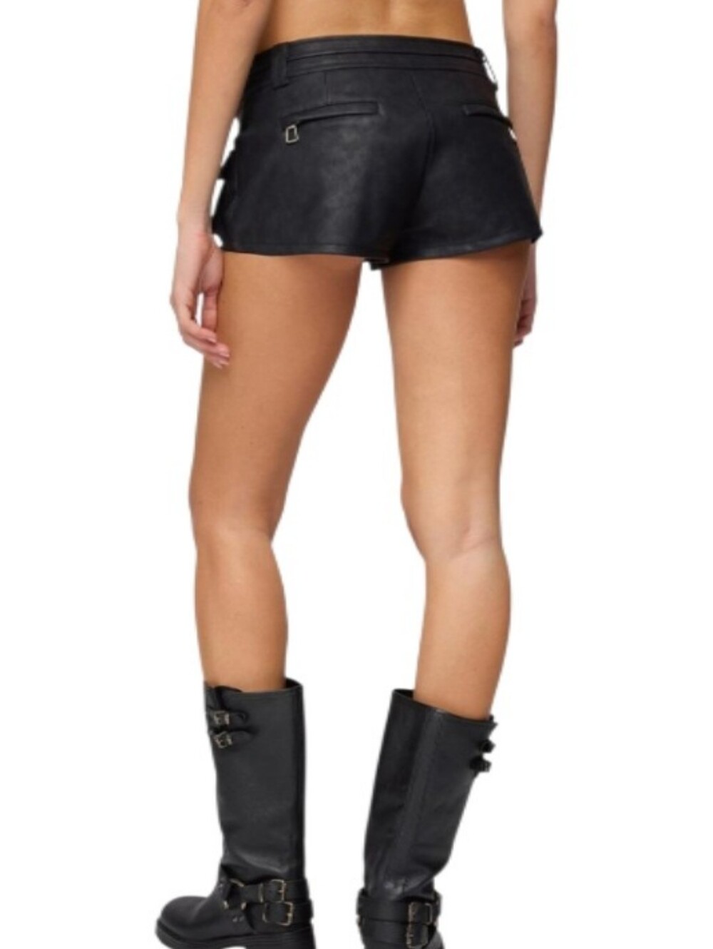 Edikted Black Micro Shorts - Picture 3 of 10
